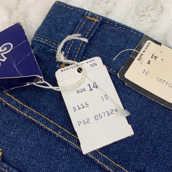 Vtg size 14 Montgomery Ward Denim Skirt NWT - Picture 6 of 6